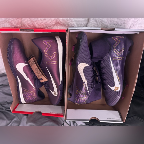 Rare soccer bundle! Size 12 men kylian mbappe ! NWT NIB! Mbappe #10 Mens LARGE Nike Away Euro Qualifiers Stadium  main image 4